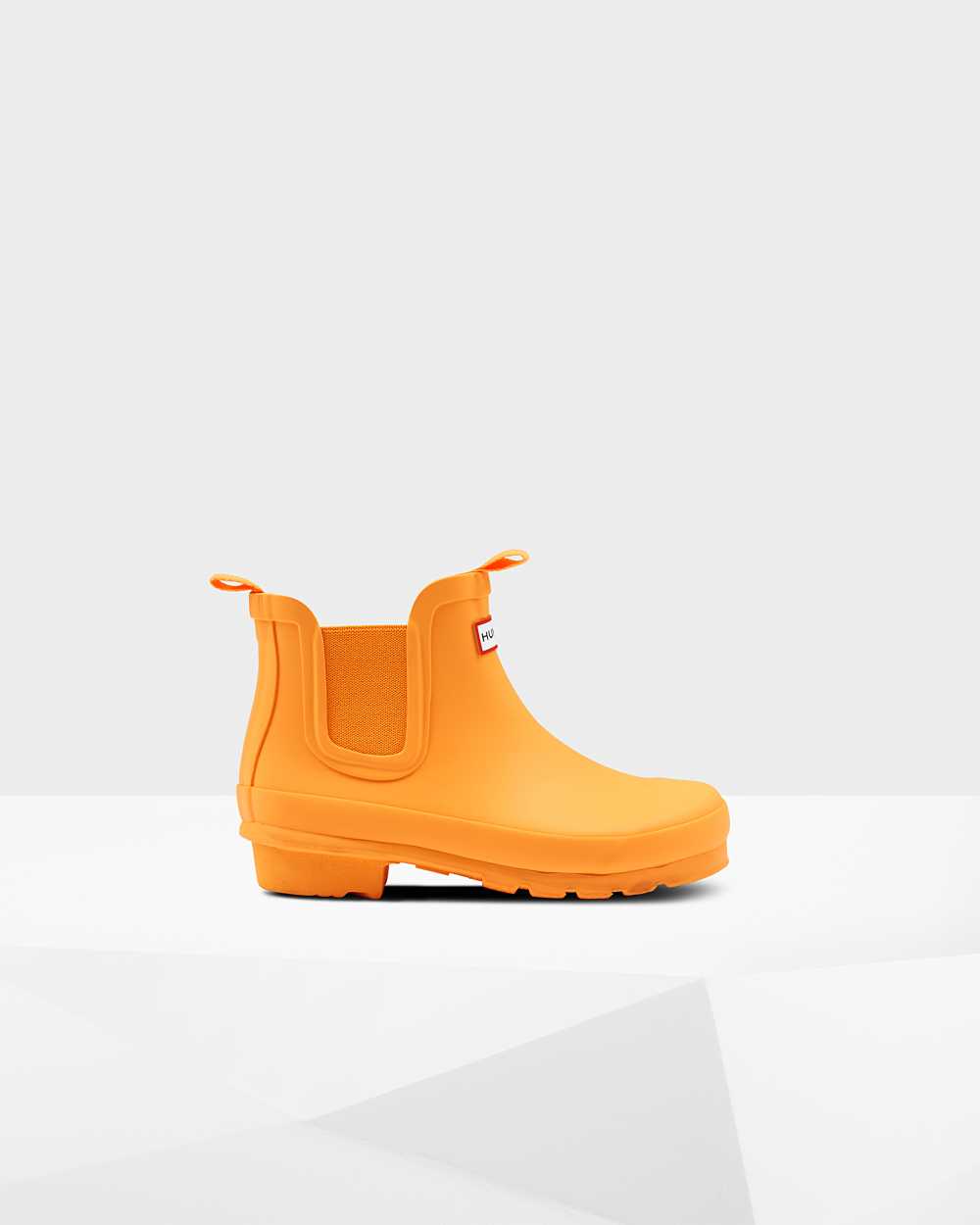 Kids Hunter Original Big Chelsea Boots Orange | VYOWBR-260